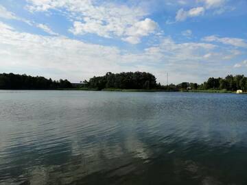 Фото номера Дом с 2 спальнями Дома для отпуска Całoroczny domek nad jeziorem w Balewie г. Balewo 13